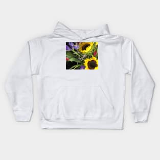 Sunflower vibes Kids Hoodie